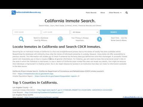 Cdcr Search