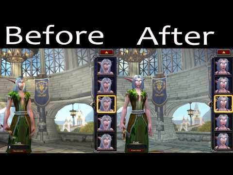 Faces of the New Female Night Elf Model - Before and After [WoD Beta]
