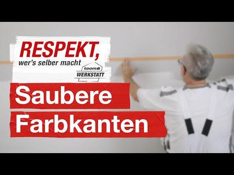 How to properly mask walls for paint edges and borders | toom workshop