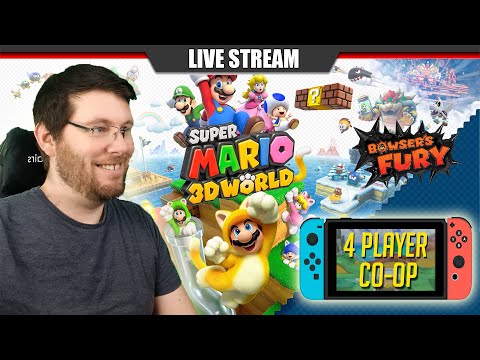 4 Player Co Op | Super Mario 3D World + Bowser's Fury #1