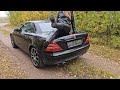 Bouncing Mercedes Benz SLK On Trunk Preview