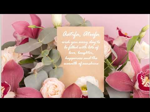 Aatifa, Ateefa-X Happy Birthday To U ji  |Birthday Wishes |New Song 2023 |Birthday Video