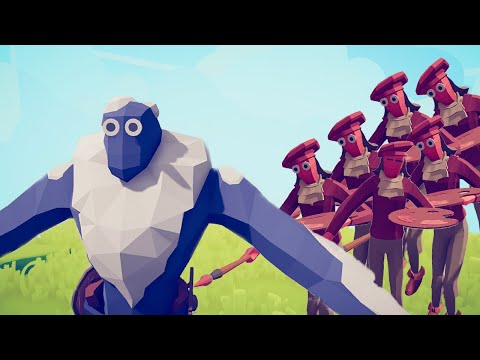 ME vs 100 Painters in TABS (Ice Giant)