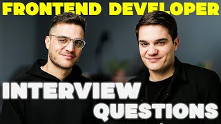 Senior Frontend Developer Interview Questions 2024