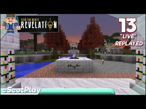 FTB Revelation w/ cScot : Ep 13– Live Stream Replay - Building Tools & Sand Generator