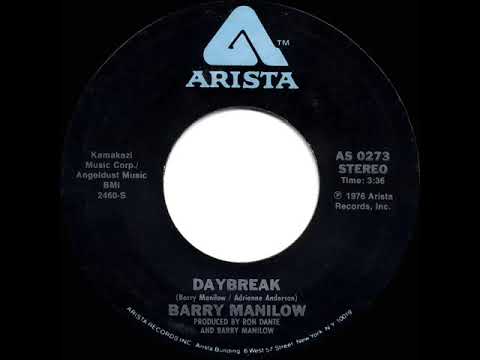 1977 HITS ARCHIVE: Daybreak (live) - Barry Manilow (stereo 45)