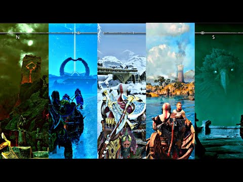 God of War Ragnarök | The Effects of Fimbulwinter on all Realms