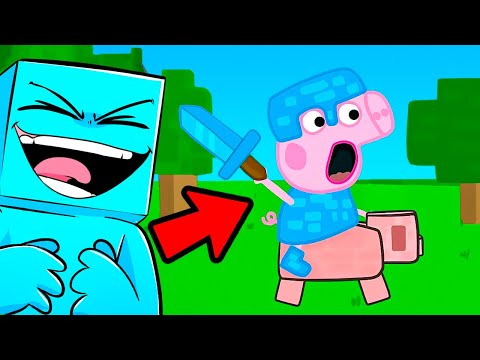 EPIC! Peppa Pig's First Minecraft Adventure!