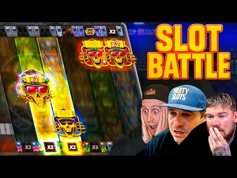 ⚔️ SLOT BATTLE SUNDAY!! - Nolimit City and Just Slots! 💥SUPER BONUS BATTLE