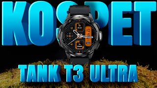 KOSPET TANK T3 ULTRA Smartwatch - Affordable, Rugged & Impressive!