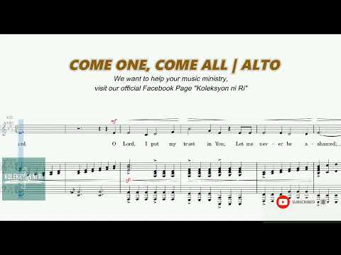 Come One, Come All | Alto | Vocal Guide by Sis. Riza Ovidos