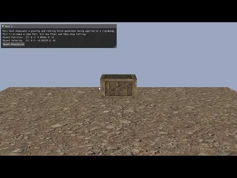 DirectX Physics Engine Demonstration