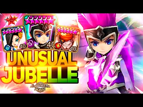 He Tries to Play with JUBELLE (before Second Awakening) | Summoners War