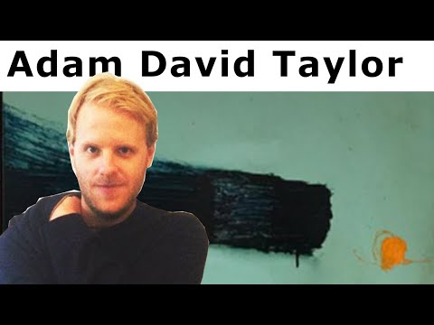 ''Blue Over Blue With Orange Dot'' by Adam David Taylor: | Salon Exit #7