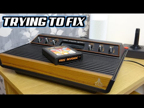 Trying to FIX a Broken Atari 2600 Video Games Console