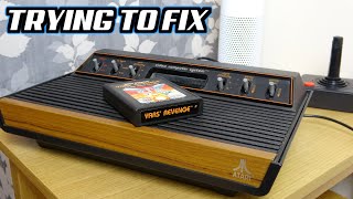 Trying to FIX a Broken Atari 2600 Video Games Console