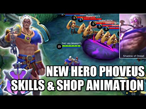 MOBILE LEGENDS NEW HERO PHOVEUS | THIS HERO CAN KILL YOU WILL YOU BLINK! -THE VALORIAN