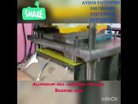 Hydraulic Aluminuim Container Foil Paper Making Machine