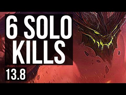 MALPHITE vs GANGPLANK (TOP) | 13/0/5, Legendary, 6 solo kills | KR Master | 13.8