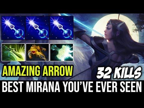 Probably the Best Mirana You've Ever Seen - INCREDIBLE ARROW PREDICTION 32KIlls By nongrata Dota 2