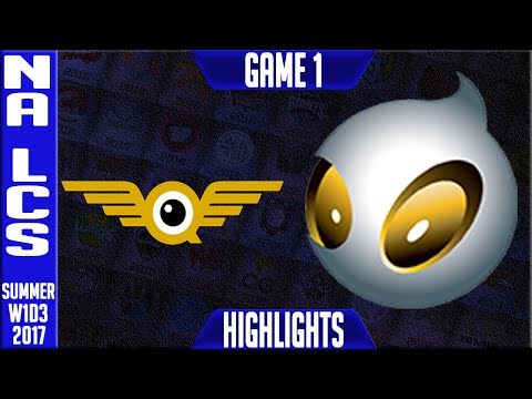 FlyQuest vs Dignitas Highlights Game 1 | NA LCS W1D3 Summer 2017 | FLY vs DIG G1