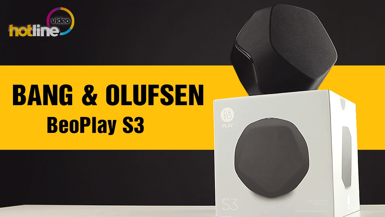 Акустическая система Bang & Olufsen BeoPlay S3 Black