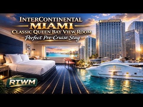 InterContinental Miami Classic Queen Bay View Room Tour | Two Queen Beds Near Port of Miami 2026