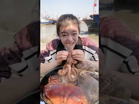 #Foodmyvillage #NisaLifestyle 🦐🦀🦑Cooking Shrimp Curry Spicy with Bell peppers for Food#150