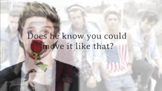 One Direction - Does He Know (Lyrics + Pictures) *HD*