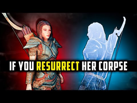 Skyrim ٠ What Happens If You Try To Resurrect Her Corpse In Front Of Her Eyes
