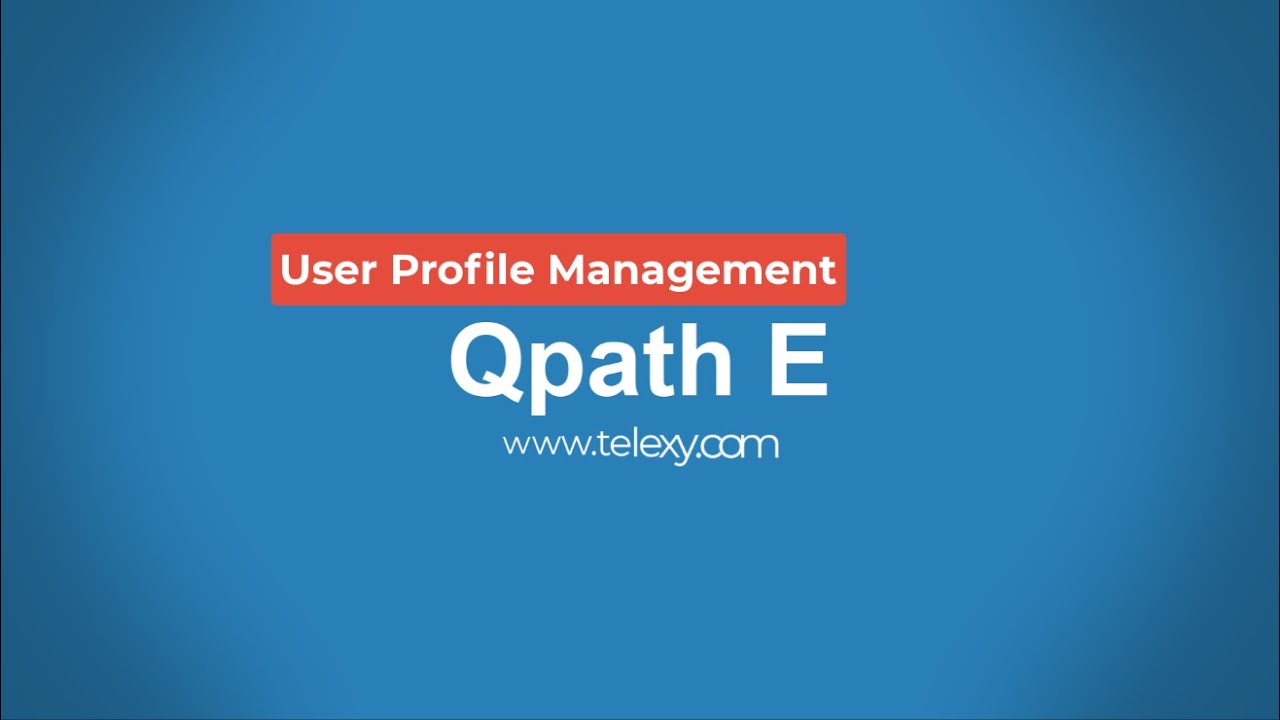 User Profile Management Tutorial