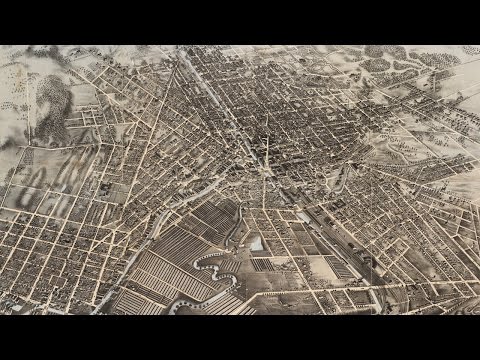 Syracuse New York History and Map (1874)