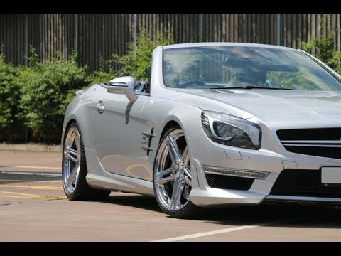 Mercedes SL63 amg get custom Vossen VFS5 wheels