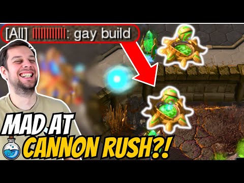 Salty Protoss gets DESTROYED! | Cannon Rush in Grandmaster #50 StarCraft 2