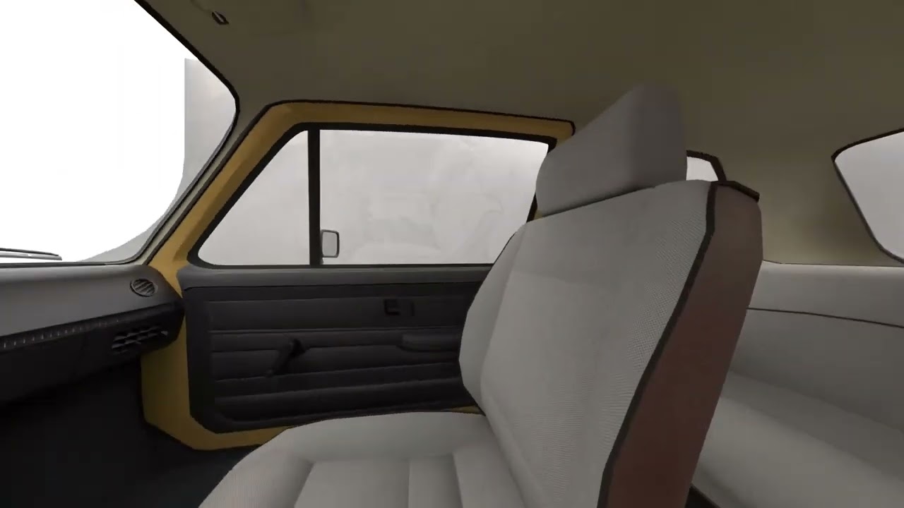 Old Hatchback Golf 3D Model