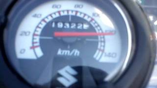 130 km/h Suzuki Smash 115 All Stock Top speed