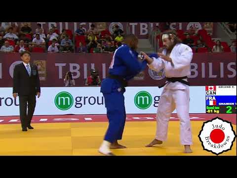Judo Mens U81 - Etienne Briand vs. Tizie Gnamien - Grand Slam Tbilisi 2022