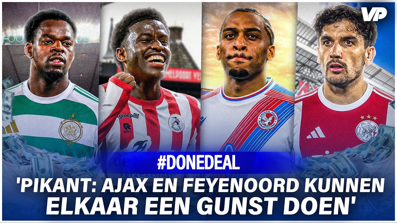 Thumbnail for article: 'Pikant: Ajax en Feyenoord kunnen elkaar een last minute-gunst doen'