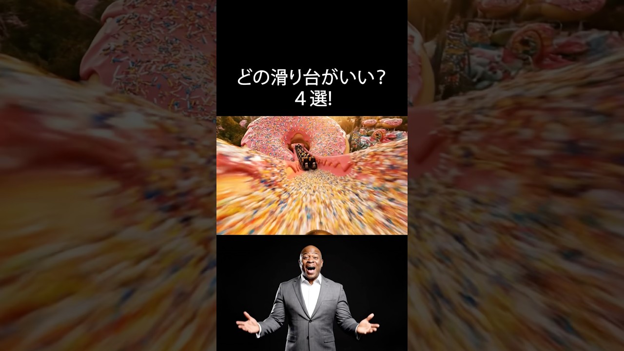 どれ滑りたい？絶叫AIすべり台！4選！