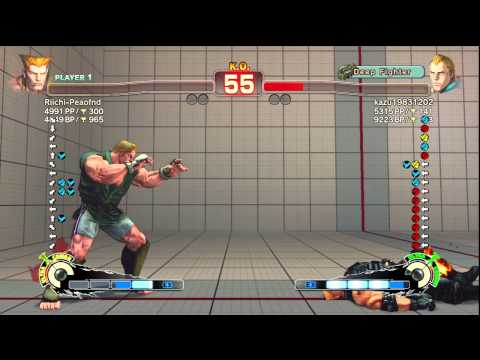 SSF4 AE Ver. 2012: Riichi-Peaofnd [Guile] vs. kazu19831202 [Abel] - PSN Ranked Match