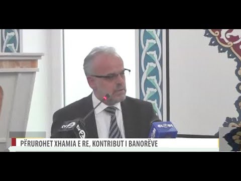 Talat Xhaferi përuron Xhaminë në fshatin Debresh ......