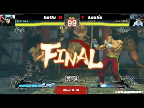 Saigon Cup 2014 - Pool B, Guile (Hofly - 軍佬神) vs Sagat (Leslie)