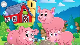 Baby Puzzles Game for Kids, Farm Animal Jigsaw Puzzles Game for Kids and Toddlers