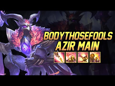 BodyThoseFools "Best AZIR World" Montage | Best Azir Plays