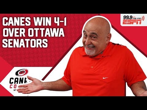 Bussi's 34 saves carry Canes to 4-1 win in Ottawa