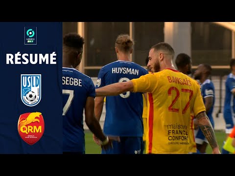 USL DUNKERQUE - QUEVILLY ROUEN METROPOLE (1 - 1) - Résumé - (USD - QRM) / 2021-2022