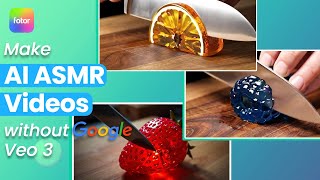 How to Make Glass Fruits Cutting AI ASMR Videos Without Google Veo 3 | AI ASMR Tutorial