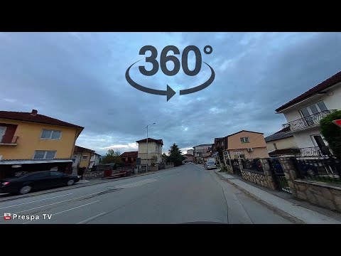 【VR 360 Video】DRIVE TOUR around city Resen, Macedonia (2023) Ресен, Македонија 🇲🇰 | Prespa 360