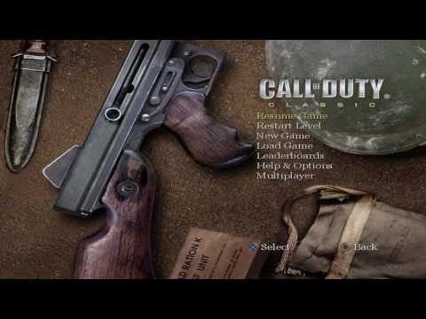 Call of Duty Classic HD Remastered PS3 Gameplay - Call of Duty Then