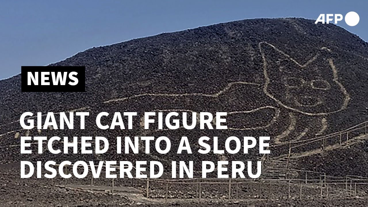 2,000-year-old cat silhouette among Nazca lines in Peruvian desert | AFP